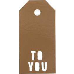Vivi Gade Manillamærke 5 x 10 cm 300 gram guld TO YOU 15 stk