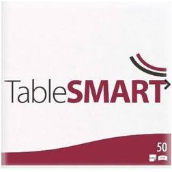 TableSMART airlaid middagsservietter 40x40cm 1/4 fold hvid