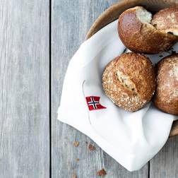 Langkilde & Søn Serviet med norsk flag