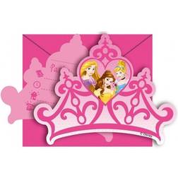 Disney Princess 6 Inviti Principesse Dreaming