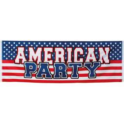 Vegaoo Banderoll American Party (74 x 220 cm)