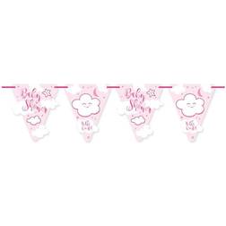 Folat Pink Baby Shower Girl Bunting 6m