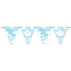 Folat Blue Baby Shower Boy Bunting 6 meter