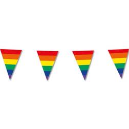 Sassier Vimpelbanner Flagguirlande Pride Regnbue Farver 10 M Multicolor