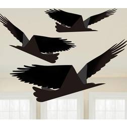 Amscan Raven on String Hanging Decoration 3-pack