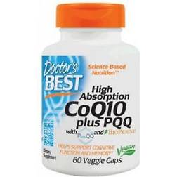 Doctor's Best High Absorption CoQ10 plus PQQ 60 vcaps