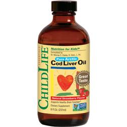 Childlife Cod Liver Oil Natural Strawberry 8 fl oz