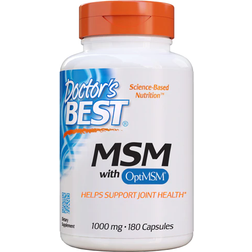 Doctor's Best MSM 1000 mg. 180 Capsules 180 stk
