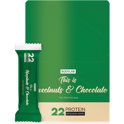 Bodylab Protein Bar Hazelnuts & Chocolate (55 g) 12 stk