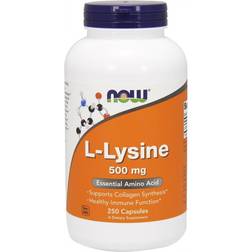Now Foods L-Lysin, 500 mg - 250 kapsler