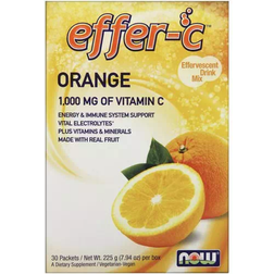 Now Foods Effer-C, Orange 30 packets