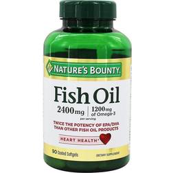 Natures Bounty Fish Oil 2400 mg 90 Softgels