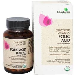 Futurebiotics Organic Folic Acid 800 mcg 120 Vegetarian Tablets