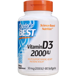 Doctor's Best Doctor's Best Vitamin D3 2000 IU 180 softgels 180 pcs