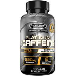 Muscletech Platinum 100% Caffeine 125 Tablets Caffeine Stimulants