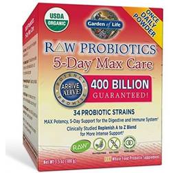 Garden of Life Raw Probiotics 5-Day Max Care Powder 75 grams