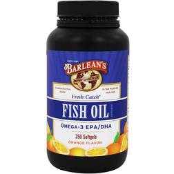 Barlean's Fresh Catch Fish Oil Orange 250 Softgels