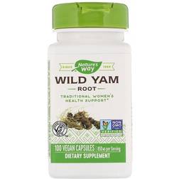 Natures Way Wild Yam Root 425mg 100 stk