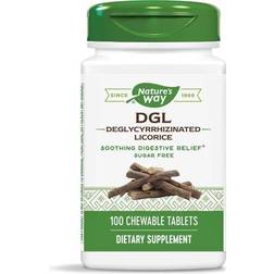 Nature's Way DGL Sugar Free 100 Chewable Tablets