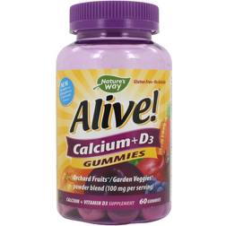 Nature's Way Nature's Way Alive Calcium Gummies Plus Vitamin D3 60 Gummies