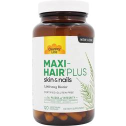 Country Life Maxi-Hair Plus 5000mcg 120 st
