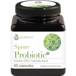 Youtheory Spore Probiotic plus Triphala Blend 60 Capsules