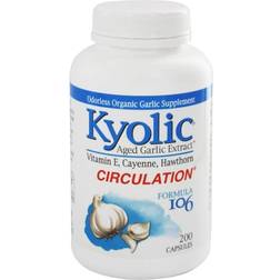 Kyolic Aged Garlic Extract Circulation Formula 106 200 Capsules