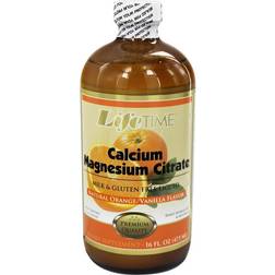 Lifetime Liquid Calcium Magnesium Citrate Orange Vanilla 16 fl oz