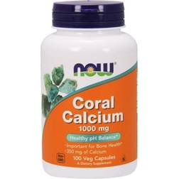 Now Foods Coral Calcium, 1000mg 100 vcaps 100 Stk.