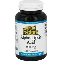 Natural Factors Alpha-Lipoic Acid 200 mg 120 Capsules