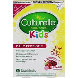 Culturelle Kids Purely Probiotic Chewables Bursting Berry 30 Chewable Tablets