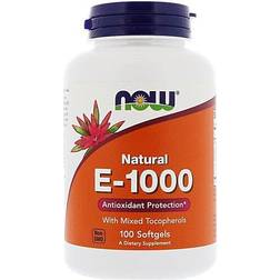 Now Foods Natural E-1000 100 Softgels