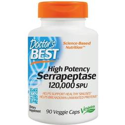 Doctor's Best Serrapeptase 120,000 SPU 90 vegkapslar 90 st