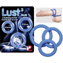 You2Toys Lust Penisring Trio Blauw