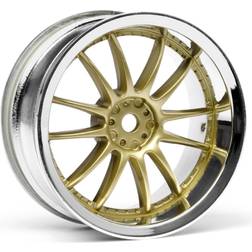 Wittmax HPI Work Xsa 02c Wheel 26mm Chrome/Gold (3mm Offset)