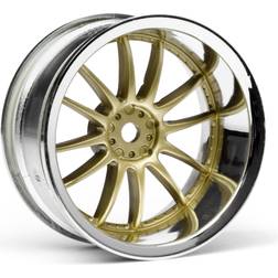 Wittmax Work Xsa 02C Wheel 26mm Chrome/Gold (9mm Offset)