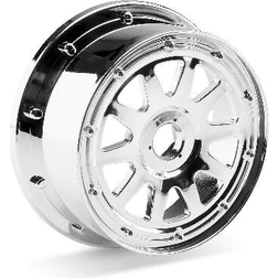 Wittmax TR-10 WHEEL CHROME (120x60mm/-4mm OFFSET) Baja 5SC/Front/Bea HPI