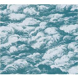 A.S. Creation Cloud Tapet Jungle Chic Ovävd Blå Vit AS Creation