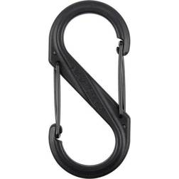 Nite Ize SBP4-03-01BG S-Biner Plastic Size No.4 Black-Black Gates