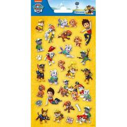 FUNNY PRODUCTS 100589 3D Paw Patrol Stickers, Multi-Colour