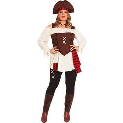 Fiestas Guirca De Syv Have Pirat Damekostume Plus Size