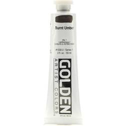 Golden Heavy Body Acrylics burnt umber 2 oz