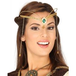 Fiestas Guirca Diadem with Green Stone