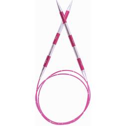 Knitpro SmartStix Rundpinde Aluminium 100cm Pink 3,50mm