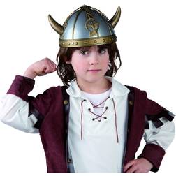 Vegaoo Casco de Vikingo Infantil Lo Rey del Carnaval