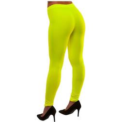 Wicked Costumes Leggings NEON Gul Medium/large