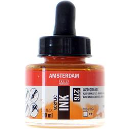 Amsterdam Acrylic Ink Bottle Azo Orange 30ml