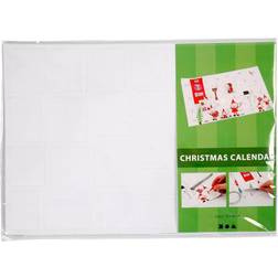 Creotime Lav selv julekalender (blank) 5 stk