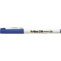 Artline Fineliner 210 M 0.6 blå