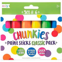 Ooly Ooly Jumbo Tuscher Chunkies Paint Sticks 6 stk Multifarvet OneSize Ooly Tusch